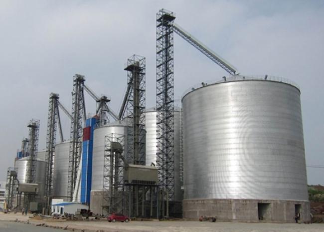 洛川大型钢板库构造参数及水泥储存质量